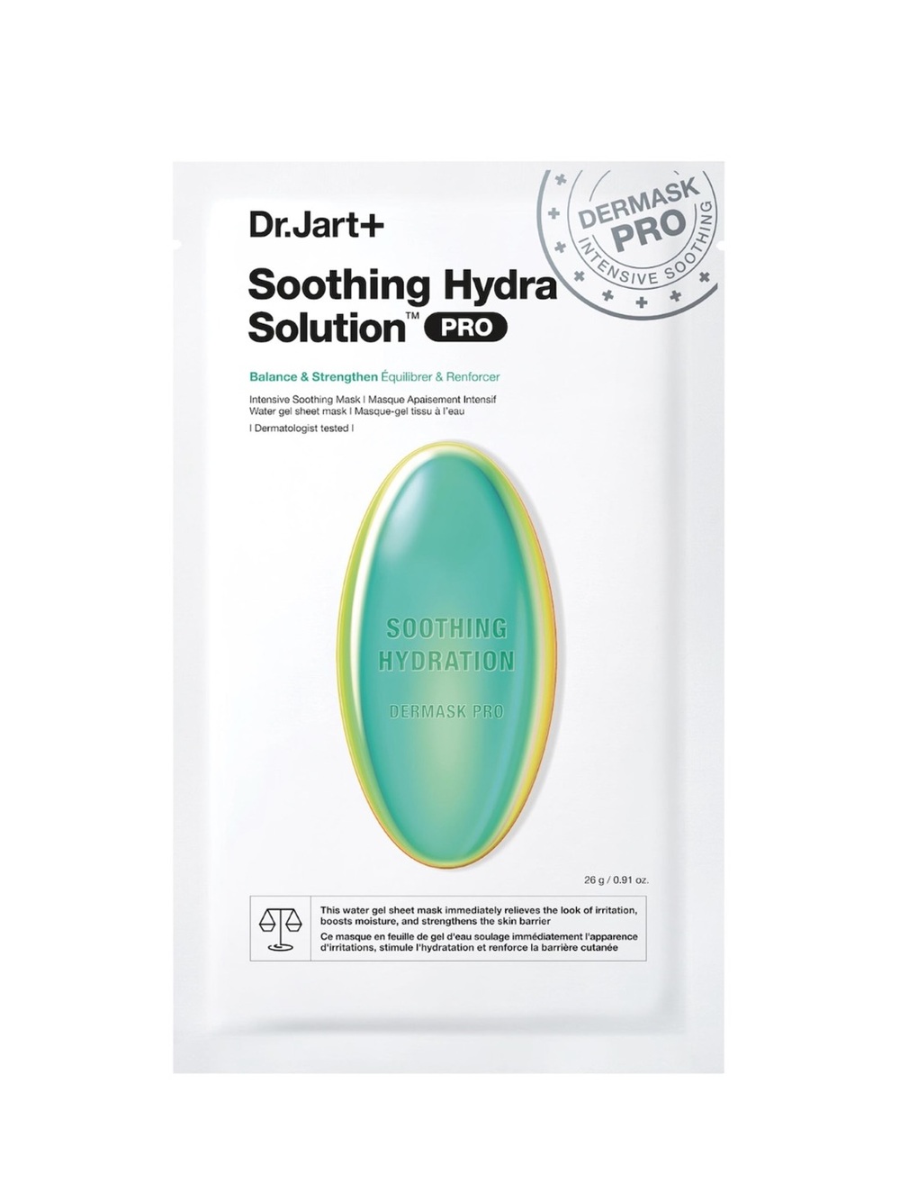 DR. JART+ Soothing Hydra Solution™ PRO Face Mask for Irritated Skin (lot 2)